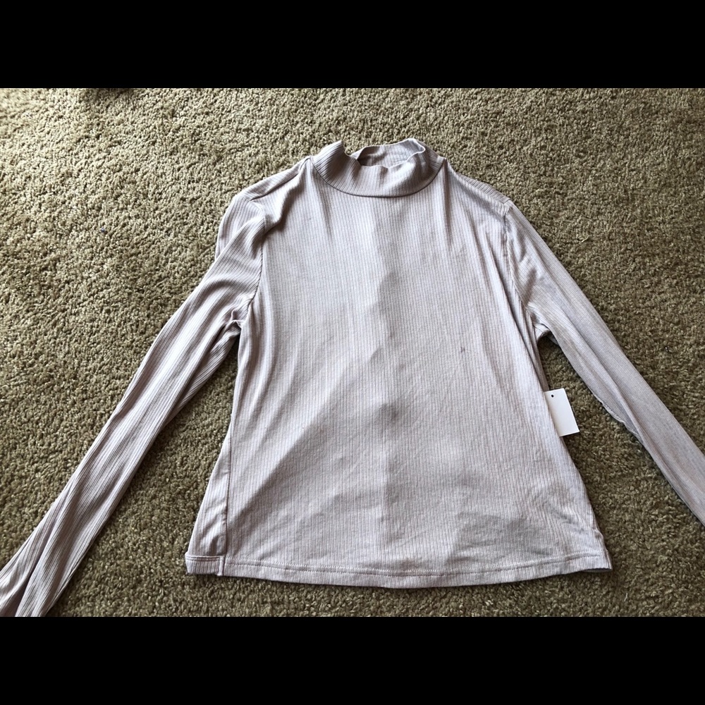 Lace back long sleeve